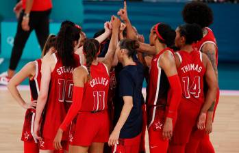 Estados Unidos consiguió su octavo título olímpico consecutivo en el baloncesto olímpico. La buena racha empezó en Atlanta 1996. FOTO: TOMADA DEL X DE @Paris2024