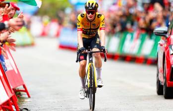 Jonas Vingegaard ganó la etapa 15 de la Vuelta a España. FOTO GETTY