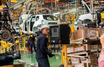 La planta de Renault-Sofasa, ubicada en Envigado Antioquia. FOTO CAMILO SUÁREZ