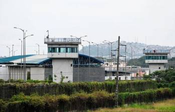 Esta es la cárcel de Guayaquil una de las siete que aún cuenta con personas retenidas a lo largo del territorio ecuatoriano y que se encuentran vigiladas por las autoridades. FOTO: GETTY