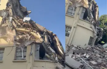 Crisis en hospitales de Cali tras el sismo: reportan daños en infraestructura y pacientes en riesgo. Foto: video redes sociales