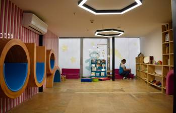 El centro infantil se adecuó tras intervenir ocho locales que suman 350 metros cuadrados. FOTO: Cortesía Alcaldía de Medellín