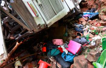 Fueron 17 las víctimas del accidente del bus de Remedios. FOTO MANUEL SALDARRIAGA