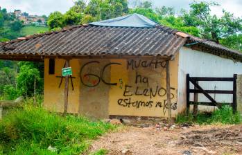 En el municipio de Remedios, Nordeste de Antioquia, los habitantes sufren los embates de las confrontaciones entre el Clan del Golfo, las Disidencias de las Farc y el ELN. FOTO: Camilo Suárez Echeverry