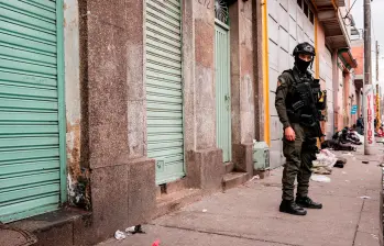 La zona es patrullada por la Policía y el Ejército. FOTO COLPRENSA