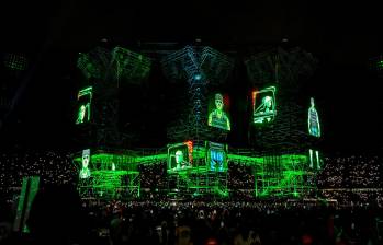 El seis, siete y ocho de diciembre Ferxxo realizó conciertos en el Estadio Atanasio Girardot, de Medellín. FOTO: EL COLOMBIANO