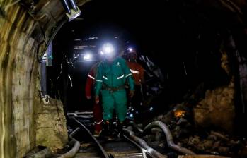 Los organismos de socorro de Amagá avanzan en la búsqueda de seis mineros atrapados en la mina de carbón Nueva Nechí FOTO: JAIME PÉREZ MUNÉVAR