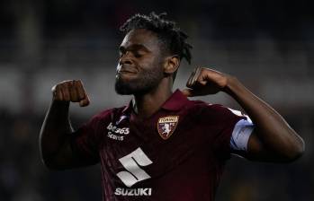 Duván Zapata ya suma trece temporadas en el fútbol de Italia. Representa ahora al Torino. FOTO: GETTY