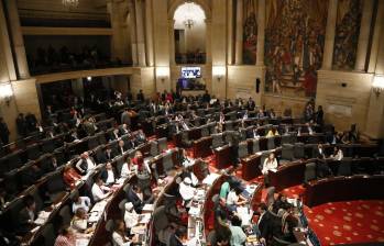 En la Cámara de Representantes se aprueba la reforma la educación con 136 votos a favor. FOTO: Colprensa