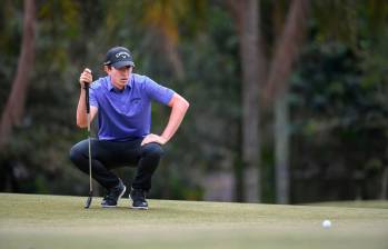 El antioqueño Nicolás Echavarría es el mejor latino en el World Wide Technology Championship del FedExCup Fall, que se disputa en México. FOTO: GETTY