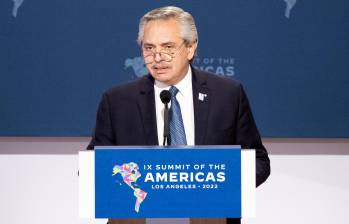 Fernández habló en calidad de presidente pro tempore de la Comunidad de Estados Latinoamericanos y Caribeños (CELAC), a la que pertenecen Nicaragua, Cuba y Venezuela. FOTO: EFE