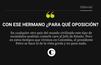 Con ese hermano ¿Para qué oposición?