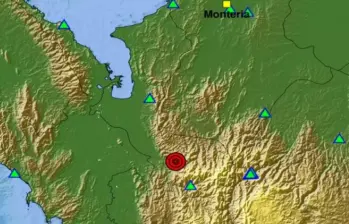 Tembló en Antioquia en la madrugada del 18 de febrero de 2026. FOTO: Servicio Geológico Colombiano.