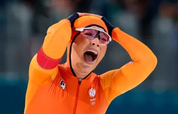 Jutta Leerdam, de 27 años de edad, evidencia con gratos resultados lo que promueve en sus redes sociales, en las que constantemente habla del esfuerzo, la constancia y la importancia de perseguir metas deportivas. FOTO: GETTY