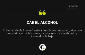 Cae el alcohol