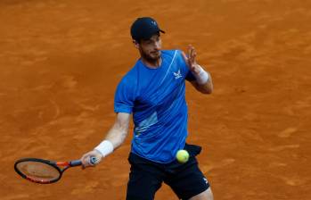 Andy Murray no se presentó al duelo por los octavos de final del torneo de Madrid, por enfermedad, esto le dio el paso a Novak Djokovic a los cuartos de final. FOTO EFE 