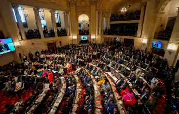 En el tarjetón de están inscritos 173 aspirantes a las 17 curules que Antioquia tiene en la Cámara de Representantes, distribuidos en 11 listas. FOTO: EL COLOMBIANO