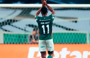 El futbolista chocoano Jhon Arias, de 27 años, es una de las figuras del Palmeiras de Brasil. Foto: tomada del Instagram de Jhon Arias