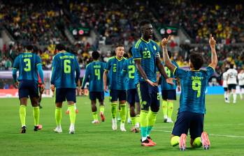 Colombia ya inicio su nuevo proceso con miras al Mundial. En su primer duelo amistoso luego de Norteamérica-2026, igualó 1-1 ante México. FOTO: GETTY