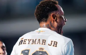 Neymar Jr., gran figura en el triunfo de Santos ante Macará. FOTO: X SantosFC