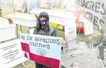 Según los datos recopilados por el Observatorio de Derechos Humanos y Conflictividades de Indepaz, en Colombia durante el año 2025 se registraron 78 masacres, con un total de 256 víctimas fatales. Este año ya van cinco. FOTO: Cortesía Indepaz
