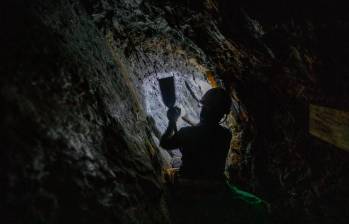 En el segundo trimestre de 2024, la minería colombiana registró una caída del 8,1% en el PIB. FOTO El Colombiano.