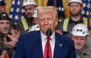 El presidente de Estados Unidos, Donald Trump. Foto: archivo Colprensa - Presidencia de Estados Unidos