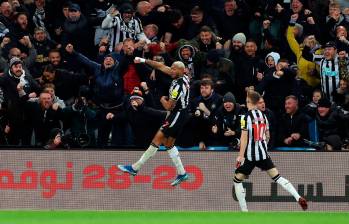 Newcastle es séptimo de la Premier League con 23 puntos. FOTO GETTY