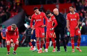 Liverpool perdió el duelo ante PSG 0-1 en Anfield y luego quedó eliminado desde los lanzamientos de tiro penal. FOTO: GETTY