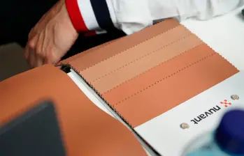 Nuvant es una empresa antioqueña que lleva 57 años en el mercado textil. Su fuerte es la producción para la industria automotriz y para la tapicería de muebles interiores y exteriores. FOTO Cortesía Nuvant