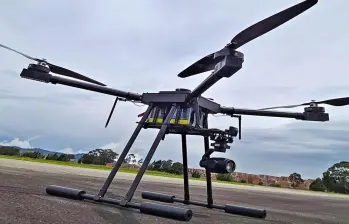 El nuevo drone fabricado por la CIAC en el país. FOTO: Cortesía