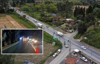 A oscuras quedó uno de los túneles de la Autopista tras el hurto de cable por parte de inescrupulosos. Foto: Manuel Saldarriaga Quintero