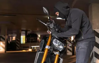 El hurto de motocicletas en Antioquia cayó 49% en 2026, aunque el departamento sigue concentrando el mayor número de casos en el país. FOTO suministrada por InnoBrand