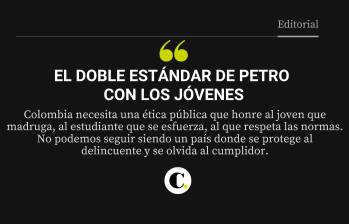 El doble estándar de Petro con los jóvenes