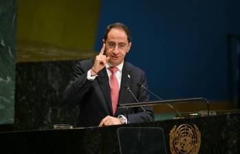 Habla el vicepresidente en las Naciones Unidas. Foto: AFP