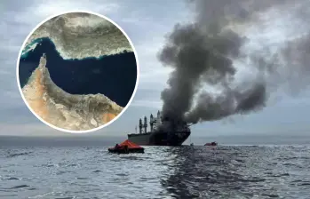 El tránsito por el estrecho de Ormuz es uno de los puntos más delicados en medio del conflicto entre Estados Unidos e Irán. FOTOS: @HipotesisPoder y Getty