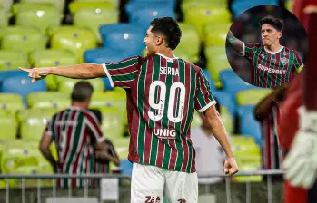 Kevin Serna y Germán Cano remontaron para Fluminense. FOTO: X Fluminense e Instagram Kserna97