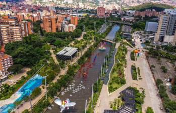 Los tramos A y B de Parques del Río que están terminados corresponden apenas a una de las seis fases que se trazó el proyecto inicialmente. Foto: Andrés Camilo Suárez Echeverry