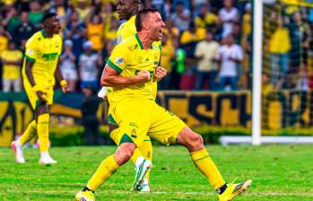 Luciano Pons lleva 5 goles y 5 asistencias con el Bucaramanga en este semestre. FOTO: X ABucaramanga