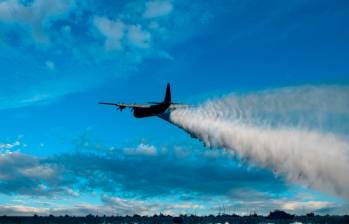 La técnica de sembrar nubes existe hace décadas y se usa en otros países de la región, como Emiratos Árabes Unidos. Foto Getty. 