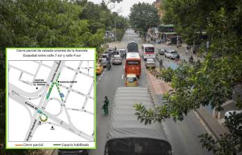 Uno de los tramos de la Avenida Guayabal. Foto: Andrés Camilo Suárez Echeverry