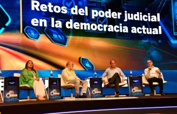 Los presidentes de las altas cortes participaron en el Congreso de la Andi en Cartagena y destacaron la independencia judicial y la separación de poderes. FOTO cortesía Andi