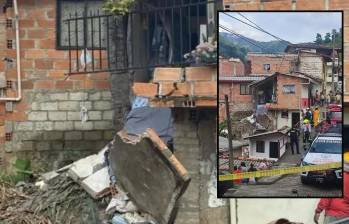Así quedó la vivienda afectada ubicada en el barrio Obrero de Ciudad Bolívar. FOTO: Imagen tomada de redes