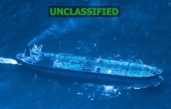 El Comando Sur de EE. UU. confirmó la incautación de otro petrolero en el Caribe, como parte de la campaña de presión del Gobierno de Trump para supervisar la industria del crudo en Venezuela. FOTO: Captura video de redes sociales @Southcom