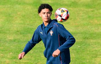 Cristiano Ronaldo Jr. ya jugó en las divisiones menores de la selección de Portugal. FOTO: GETTY