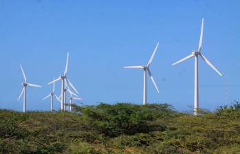 El parque eólico Jepírachi, en la Guajira, fue inaugurado el 21 de diciembre de 2003. FOTO: CORTESÍA EPM