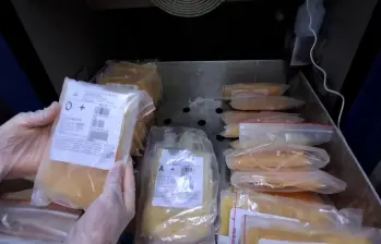 Una de las reservas de los bancos de sangre rionegreros. FOTO: Cortesía