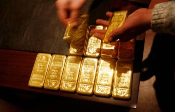 El oro registró su mayor nivel desde el 23 de junio tras conocerse un débil reporte de empleo en Estados Unidos. FOTO GETTY. 