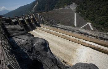 Aspecto del Proyecto Hidroeléctrico Ituango, cuya construcción fue asumida por EPM en 2011. FOTO: Manuel Saldarriaga