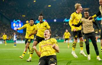 El delantero alemán del Borussia Dortmund Niclas Fullkrug marcó el gol del empate en la serie. FOTO: GETTY